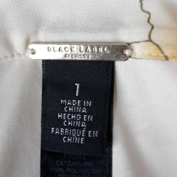 Chico's Cottage Core Farmcore Chiffon Botanical Floral Maxi Skirt Ivory Size 1 - Picture 2 of 11